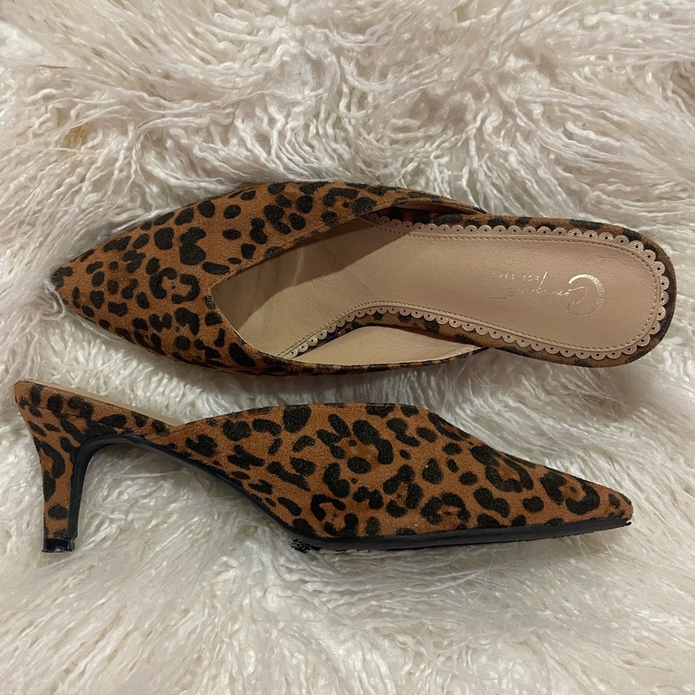 Cheetah Print Kitten Heels
